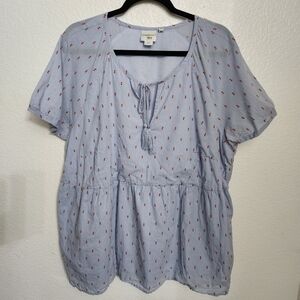 Junarose Embroidered Tie Top Women's Size 18
